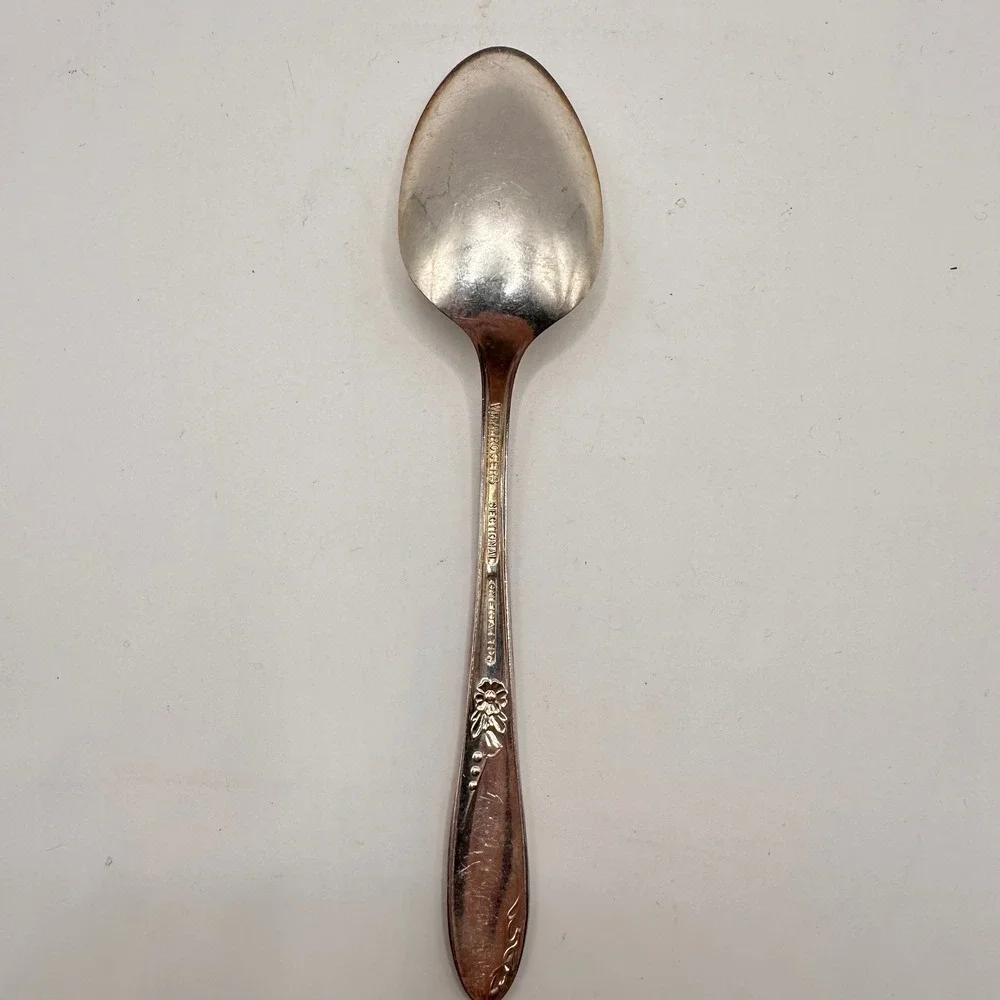 1954 Wm A Rogers/Oneida Country Lane Gardenia Silver Plate Vintage Teaspoon
